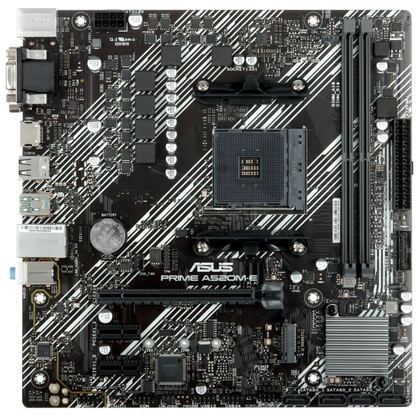 Купить материнская плата asus prime a520m-e/csm