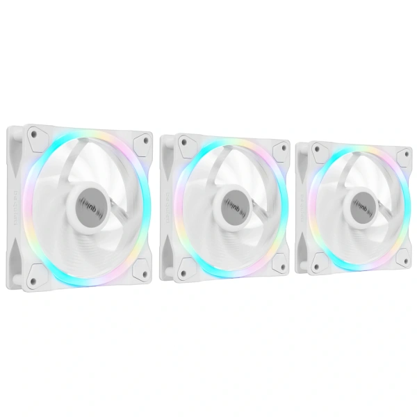 Купить комплект вентиляторов be quiet! light wings white 120mm pwm high-speed triple pack [bl101]