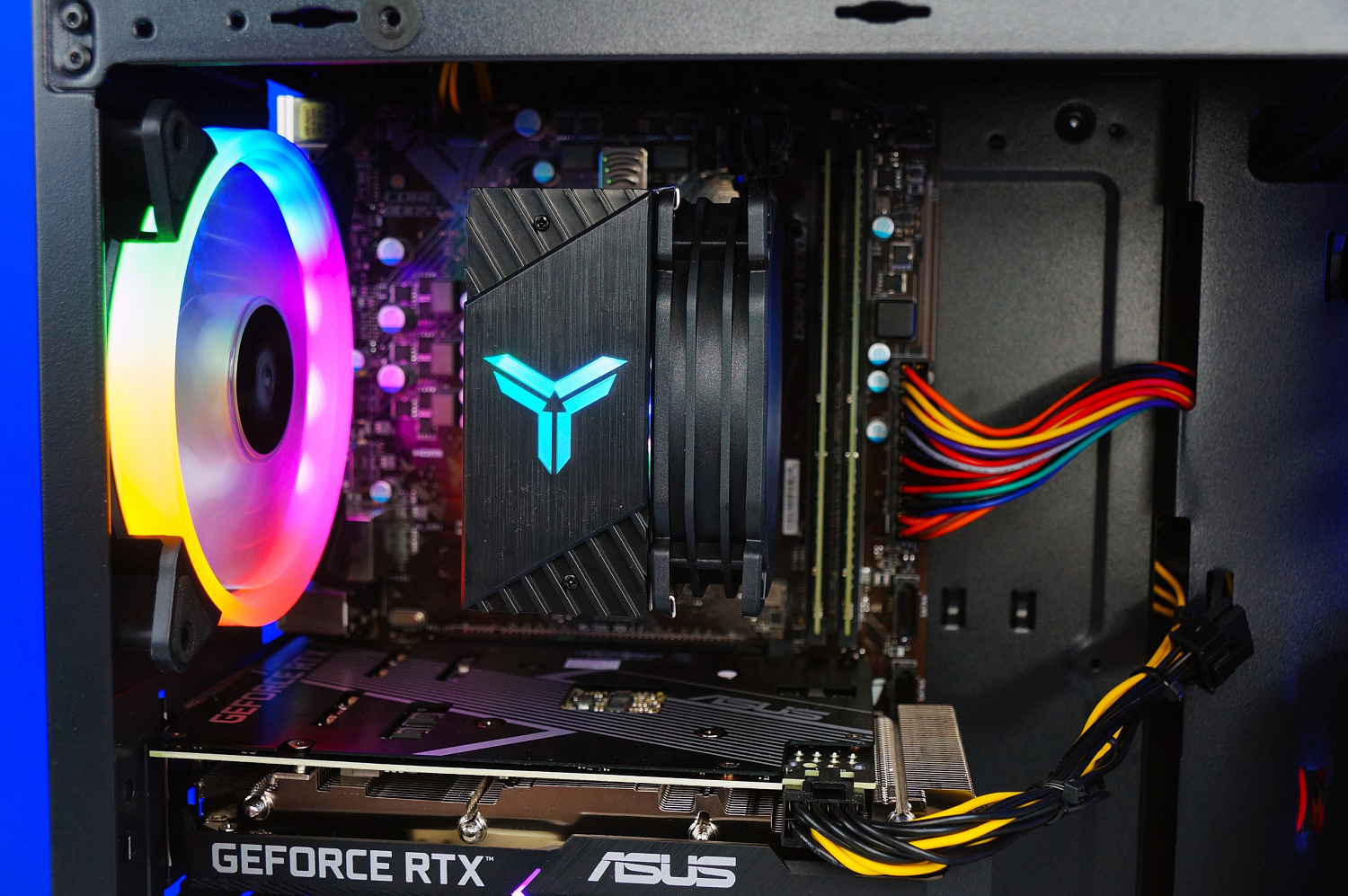 Компьютер AMD Ryzen 5 1600, nVidia GeForce RTX 3050 Asus Dual