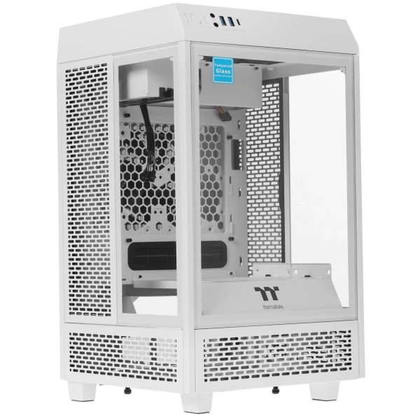 Купить корпус thermaltake the tower 100 snow [ca-1r3-00s6wn-00] белый