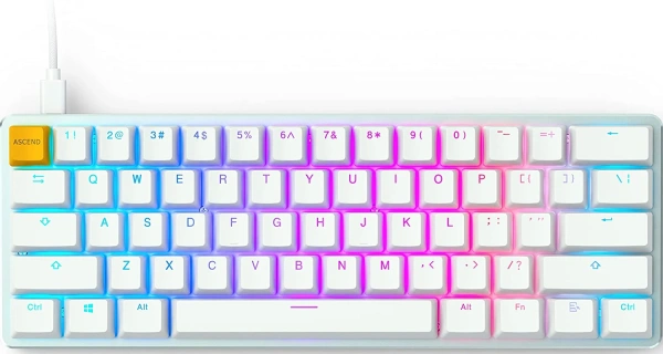 Купить клавиатура проводная glorious gmmk compact [glo-gmmk-com-brn-w]