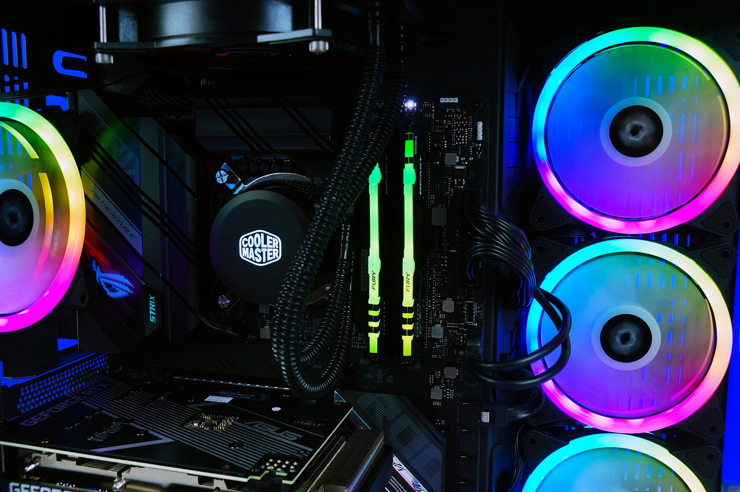 Компьютер Intel Core i5 10400F, nVidia GeForce RTX 3050 ASUS DUAL