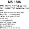 Купить 15.6" ноутбук msi bravo 15 c7ve-227ru черный