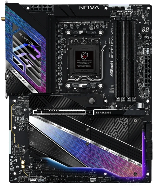 Купить материнская плата asrock phantom gaming x870e nova wifi