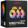 Купить комплект вентиляторов ardor gaming mistral ar12 kit 5in1