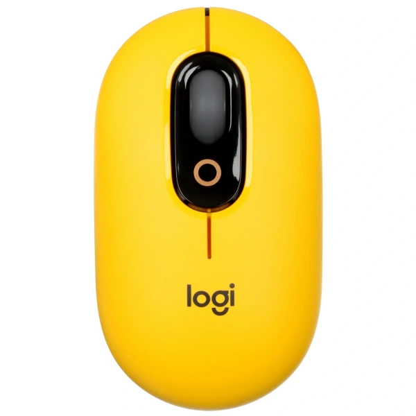Купить мышь беспроводная logitech pop mouse [910-006420] желтый