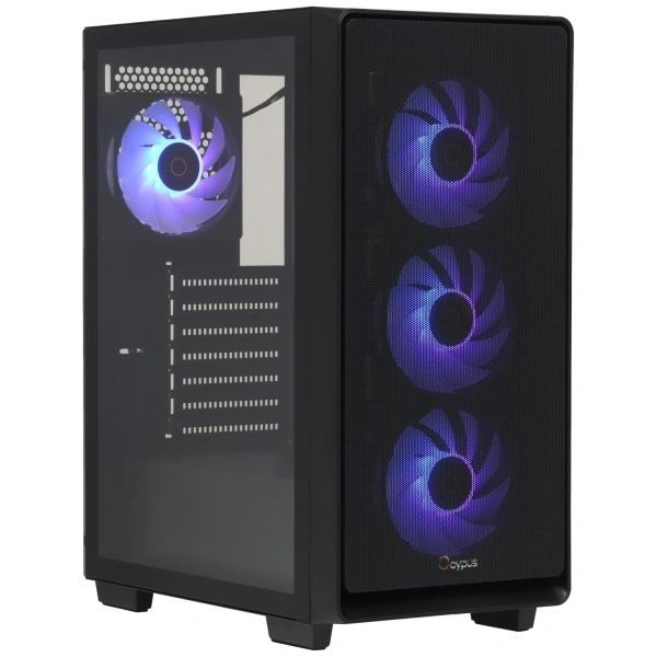 Купить корпус ocypus gamma c60 bk argb [gamma-c60-bkg400xx-gl] черный