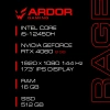Купить 17.3" ноутбук ardor gaming rage r17-i5nd413 черный