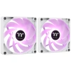 Купить комплект реверсных вентиляторов thermaltake ct140 reverse argb white [cl-f174-pl14sw-a]