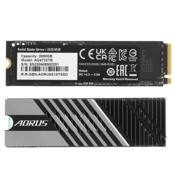 Купить 2000 гб ssd m.2 накопитель gigabyte aorus gen4 7300 [ag4732tb]