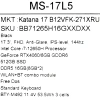 Купить 17.3" ноутбук msi gf76 katana 17 b12vfk-271xru черный