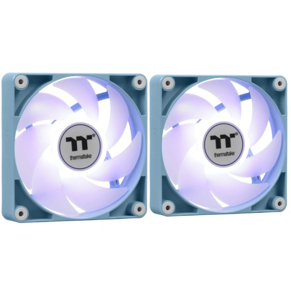 Купить комплект вентиляторов thermaltake ct120 argb hydrangea blue [cl-f202-pl12bu-a]