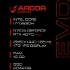 Купить 17.3" ноутбук ardor gaming evo e17-i7nd402 черный