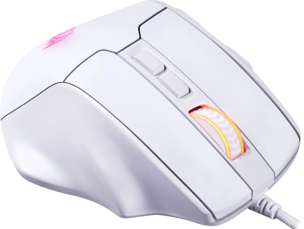 Купить мышь проводная redragon bullseye [71861] белый