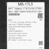 Купить 17.3" ноутбук msi gf76 katana 17 b12vgk-274ru черный
