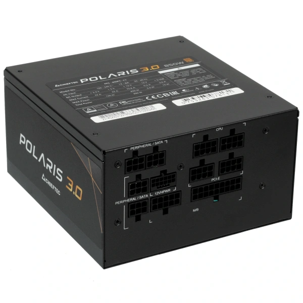 Купить блок питания chieftec polaris 3.0 850w [pps-850fc-a3]