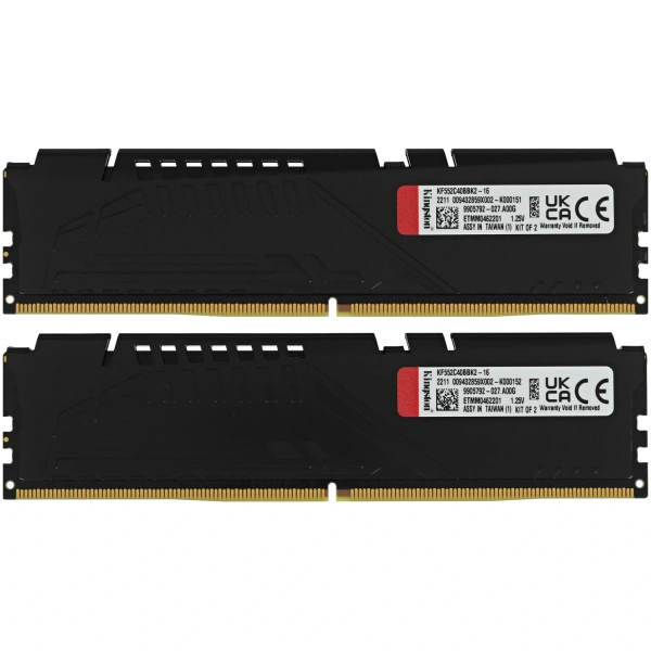 Купить оперативная память kingston fury beast black [kf552c40bbk2-16] 16 гб