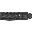 Клавиатура+мышь беспроводная Logitech MK235 серый