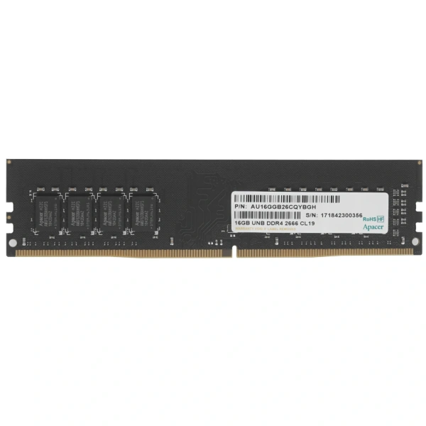 Купить оперативная память apacer [el.16g2v.gnh] 16 гб