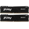 Купить оперативная память kingston fury beast black [kf432c16bbk2/64] 64 гб