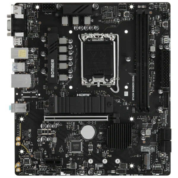 Купить материнская плата msi b760m bomber ddr4