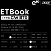 Купить 14" ноутбук acer gadget e10 etbook серый