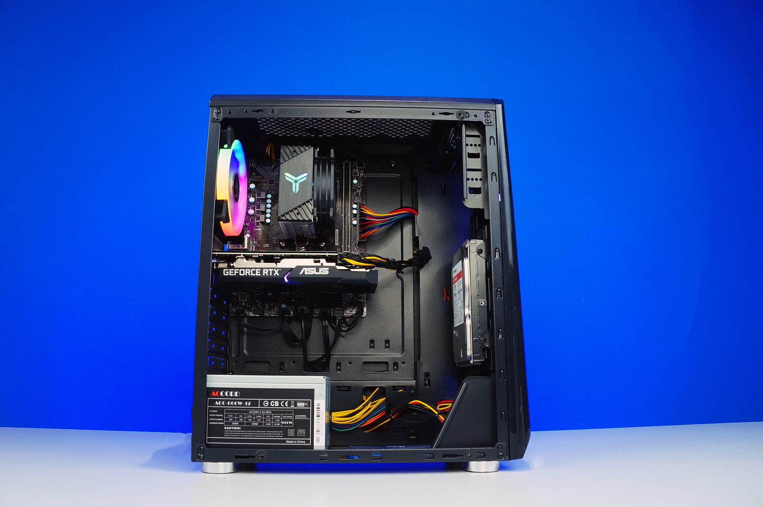 Компьютер AMD Ryzen 5 1600, nVidia GeForce RTX 3050 Asus Dual