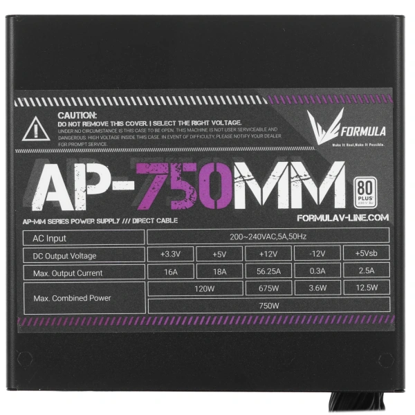 Купить блок питания formula ap-750мм [ap-750мм] черный