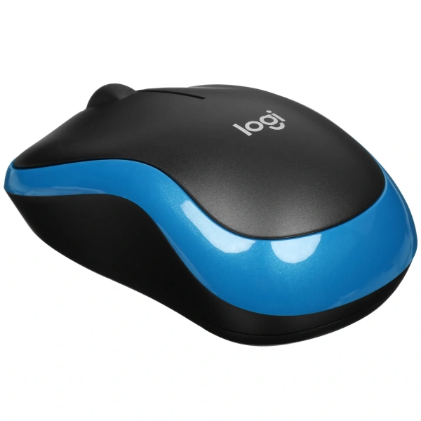 Купить мышь беспроводная logitech m185 blue [910-002632] синий