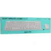 Купить клавиатура+мышь беспроводная logitech combo mk295 white белый