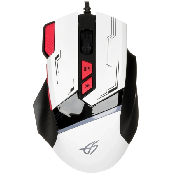 Купить мышь проводная dexp armor  белый