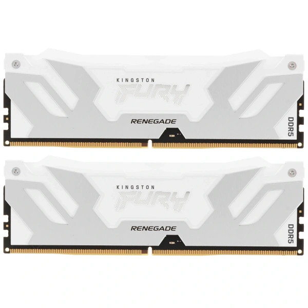 Купить оперативная память kingston fury renegade white rgb [kf564c32rwak2-32] 32 гб