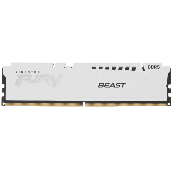 Купить оперативная память kingston fury beast white rgb [kf560c30bw-16] 16 гб