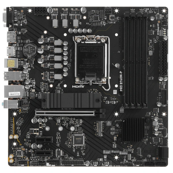 Купить материнская плата msi pro b760m-p