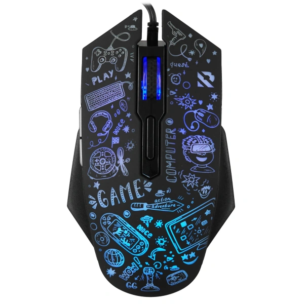 Купить мышь проводная smartbuy rush x15 [sbm-745g-k] черный