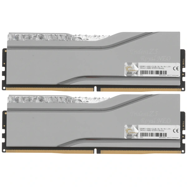 Купить оперативная память g.skill trident z5 royal neo [f5-6000j2836f24gx2-tr5ns] 48 гб