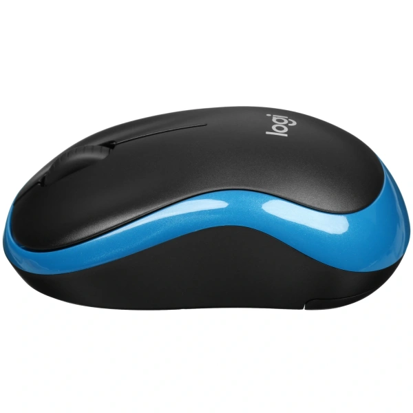 Купить мышь беспроводная logitech m185 blue [910-002632] синий