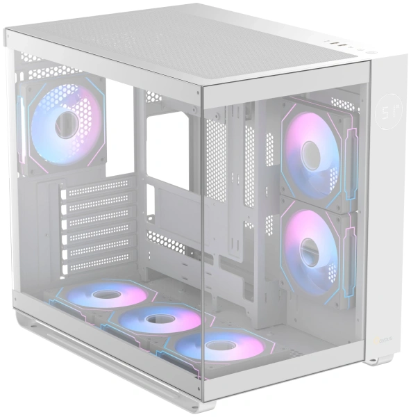 Купить корпус ocypus iota c70 argb [iota-c70-whd600xx-gl] белый