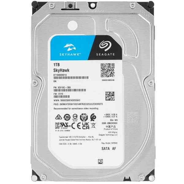 Купить 1 тб жесткий диск seagate skyhawk [st1000vx013]
