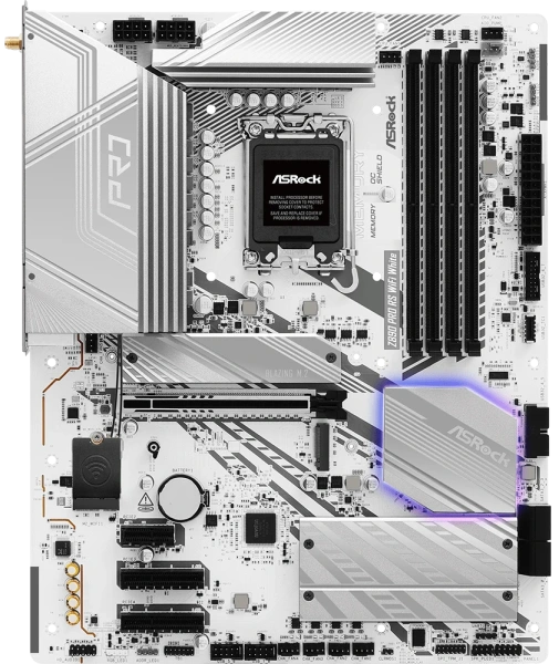 Купить материнская плата asrock z890 pro rs wifi white