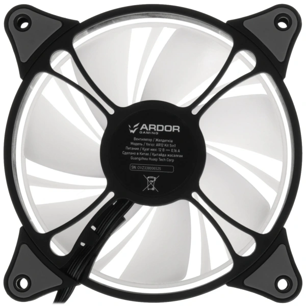 Купить комплект вентиляторов ardor gaming mistral ar12 kit 5in1
