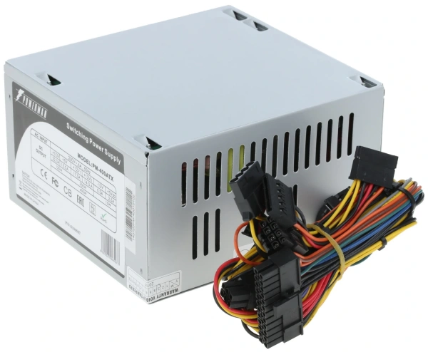 Купить блок питания powerman 400w [pm-400atx] серый