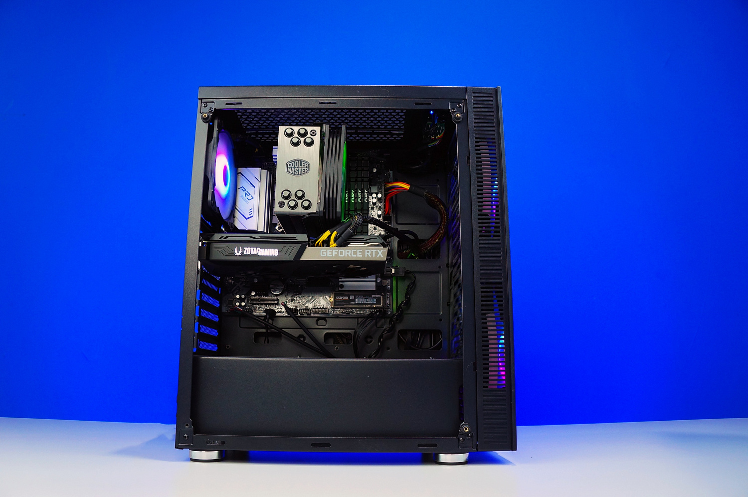 Компьютер Intel Core i7 10700K, nVidia GeForce RTX 3070 ZOTAC