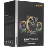 Купить комплект вентиляторов be quiet! light wings 120mm pwm triple pack [bl076]
