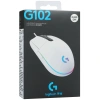 Купить мышь проводная logitech g102 lightsync [910-005809] белый