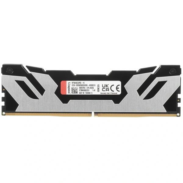 Купить оперативная память kingston fury renegade silver [kf564c32rs-16] 16 гб