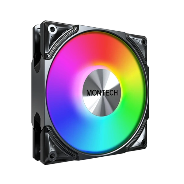Купить комплект вентиляторов montech metal pro 12 argb pwm [mpab3p]