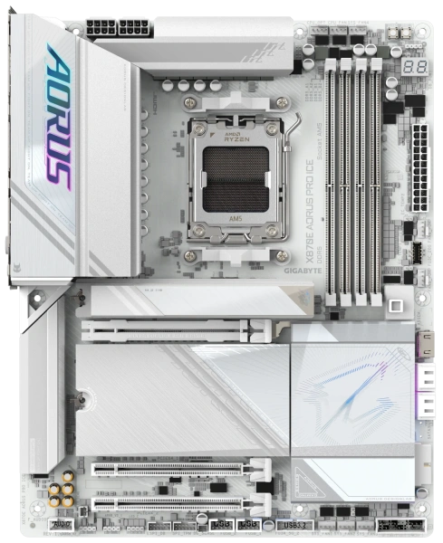 Купить материнская плата gigabyte x870e aorus pro ice