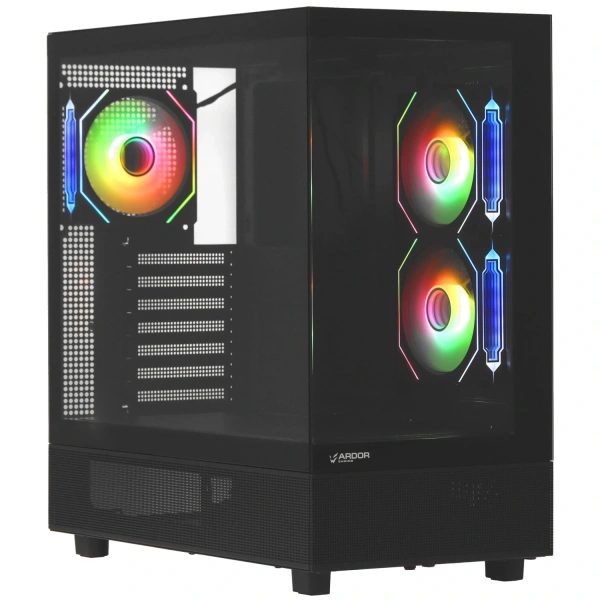 Купить корпус ardor gaming crystal cc1 black  черный