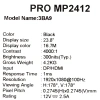 Купить 23.8" монитор msi pro mp2412 черный